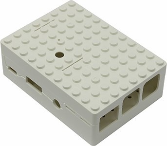 ACD RA181   Raspberry Pi 3 White ABS Plastic Building Block Case