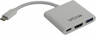 VCOM CU427 USB-CM to HDMI+USB3.0+USB-C Adapter