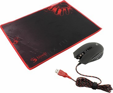 Bloody X'Glides Gaming Mouse Q8181S (RTL) USB 8btn+Roll, 