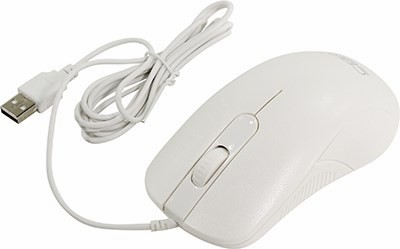 CBR Optical Mouse CM105 White (RTL) USB 3but+Roll