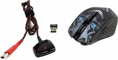 Bloody Wireless Gaming Mouse R80 Skull (RTL) USB 8btn+Roll