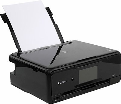 Canon PIXMA TS8140 Black (A4, 15/,  , LCD, CR, USB2.0, WiFi, BT, .,  CD/DVD)