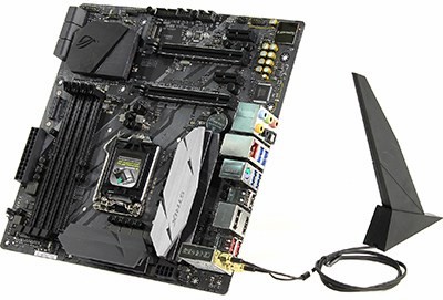 ASUS ROG STRIX Z370-G GAMING(WI-FI) (RTL) LGA1151 Z370 2*PCI-E HDMI+DP GbLAN+WiFi+BT SATA MicroATX 4*DDR4
