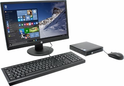 HP 260 G2 Desktop Mini + V214a Monitor 2ZD98ES#ACB Pent 4405U/4/32SSD/WiFi/BT/Win10Pro/20.7