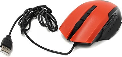 Jet.A Comfort Mouse OM-U54 Red (RTL) USB 6btn+Roll