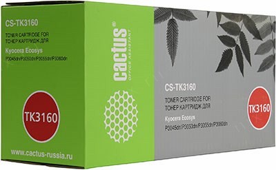 Cactus CS-TK3160  Kyocera Ecosys P3045dn/P3050dn/P3055dn/P3060dn
