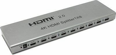 Orient HSP0108H-2.0 HDMI Splitter (1in - 8out, ver2.0) + ..