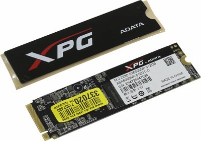 SSD 512 Gb M.2 2280 M ADATA XPG SX6000 ASX6000NP-512GT-C 3D TLC