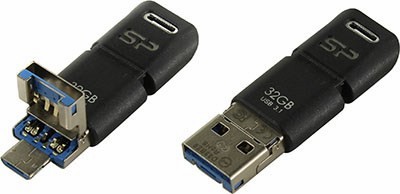 Silicon Power Mobile C50 SP032GBUC3C50V1K USB3.1/USB-C OTG Flash Drive 32Gb (RTL)