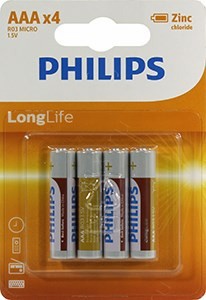 PHILIPS LongLife R03L4B/10 Size