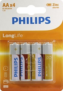 PHILIPS LongLife R6L4B/10 Size