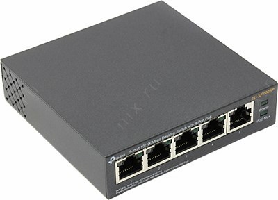 TP-LINK TL-SF1005P 5-Port Desktop Switch (1UTP 100Mbps+ 4UTP 100Mbps PoE)