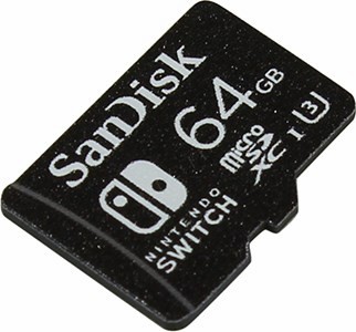 SanDisk Nintendo Switch SDSQXAT-064G-GN6ZA microSDXC Memory Card 64Gb UHS U3