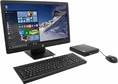 HP 260 G2 Desktop Mini + ProDisplay P232 Monitor 2TP82ES#ACB i3 6100U/4/128SSD/WiFi/BT/Win10Pro/23