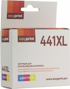  EasyPrint IC-CL441XL Color  Canon PIXMA MG2140/2240/3140/3240/35403640/4140/4240, MX374/394/434/454