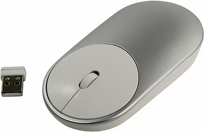 Xiaomi Mi Portable Mouse HLK4007GL Silver (RTL) Bluetooth 3btn+Roll, 