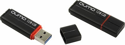 Qumo Speedster QM128GUD3-SP-black USB3.0 Flash Drive 128Gb (RTL)