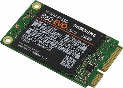 SSD 250 Gb mSATA 6Gb/s Samsung 860 EVO MZ-M6E250BW (RTL) V-NAND 3bit-MLC