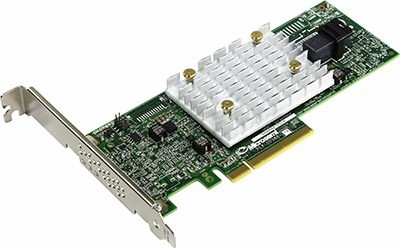 Microsemi SmartRAID 3101-4i Single 2291700-R PCI-Ex8, 4-port-int SAS/SATA 12Gb/s RAID 0/1/10/5/6/50/60, Cache 1Gb