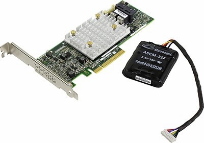 Microsemi SmartRAID 3152-8i Single 2290200-R PCI-Ex8, 8-port-int SAS/SATA 12Gb/s RAID 0/1/10/5/6/50/60, Cache 2Gb