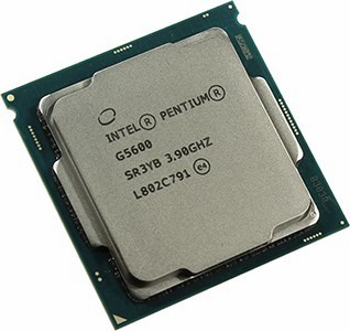 CPU Intel Pentium G5600  3.9 GHz/2core/SVGA UHD Graphics630/ 4Mb/54W/8 GT/s LGA1151