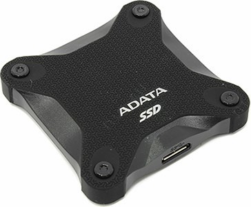 SSD 256 Gb USB3.1 ADATA AS600 ASD600-256GU31-CBK 3D TLC