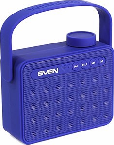  SVEN PS-72 Blue (2x3W, Bluetooth, USB, FM, Li-Ion)
