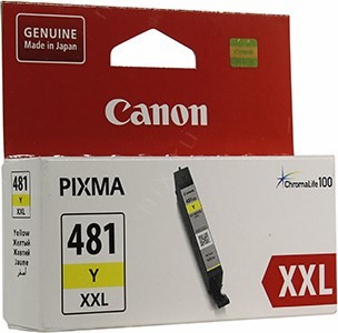  Canon CLI-481XXLY Yellow  PIXMA TR7540/TR8540/TS6140/TS8140/TS9140