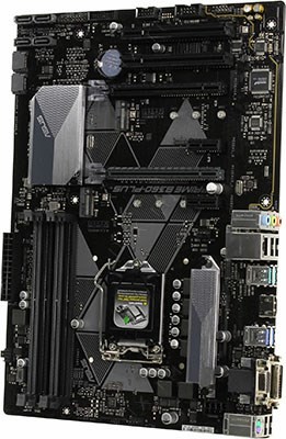ASUS PRIME B360-PLUS (RTL) LGA1151 B360 2*PCI-E Dsub+DVI+HDMI GbLAN SATA ATX 4*DDR4