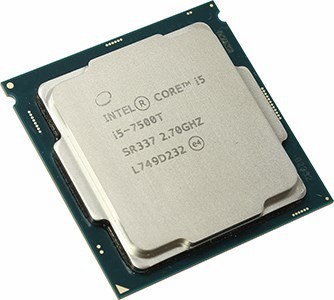 CPU Intel Core i5-7500T  2.7 GHz/4core/SVGA HD Graphics 630/1+6Mb/35W/ LGA1151