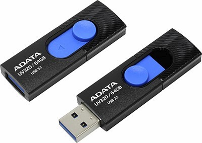 ADATA UV320 AUV320-64G-RBKBL USB3.1 Flash Drive 64Gb