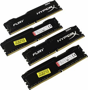 Kingston HyperX Fury HX429C17FB2K4/32 DDR4 DIMM 32Gb KIT 4*8Gb PC4-23400 CL17