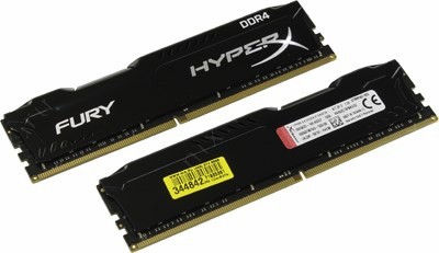 Kingston HyperX Fury HX432C18FBK2/32 DDR4 DIMM 32Gb KIT 2*16Gb PC4-25600 CL18