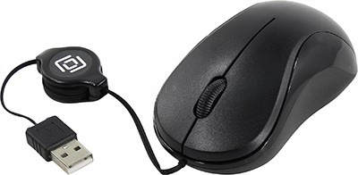 OKLICK Optical Mouse 115SR Black (RTL) USB 3btn+Roll 492888