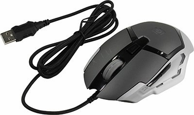 OKLICK Gaming Mouse 915G V2 Black&Silver (RTL) USB 6btn+Roll 1003993
