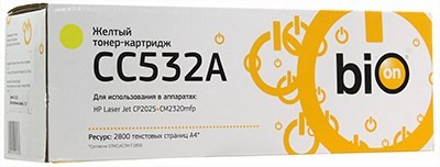  Bion CC532A Yellow  HP LJ CP2025/CM2320