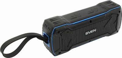  SVEN PS-220 Black-Blue (2x5W, Bluetooth, USB, microSD, FM, Li-Ion)