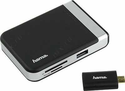 Hama 54546 3-port USB3.1 Hub + SD/microSD Card Reader
