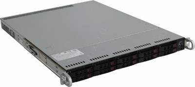 SuperMicro 1U 1018R-WC0R (LGA2011-3, C610, SVGA, SATA RAID, 8xHS SAS/SATA, 8xHS SATA, 2*GbLAN, 8*DDR4, 750W HS)