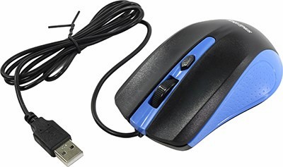 SmartBuy One Optical Mouse SBM-352-BK (RTL) USB 4btn+Roll
