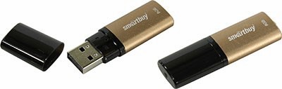 SmartBuy X-Cut SB8GBXC-BR USB2.0 Flash Drive 8Gb (RTL)