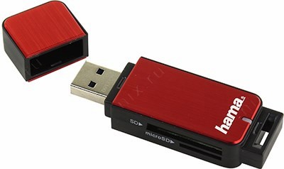 Hama 123902 USB3.0 SDXC/microSDXC Card Reader/Writer