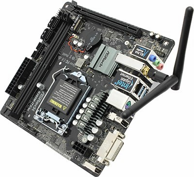 ASRock B360M-ITX/AC (RTL) LGA1151 B360 PCI-E DVI+HDMI+DP GbLAN SATA Mini-ITX 2*DDR4