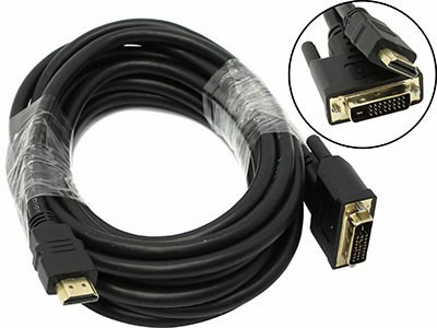 Greenconnect GCR-HD2DVI1-5.0m  HDMI to DVI-D Dual Link (19M -25M) 5