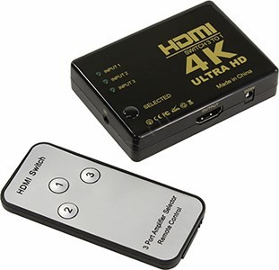 Orient HS0301H-IR HDMI Switcher (3in - 1out, ver1.4, )