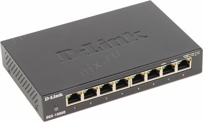 D-Link DGS-1008D /J3A 8-port Gigabit Switch (8UTP 1000Mbps)