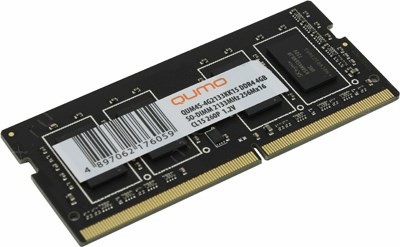 QUMO QUM4S-4G2133KK15 DDR4 SODIMM 4Gb PC4-17000 CL15 (for NoteBook)