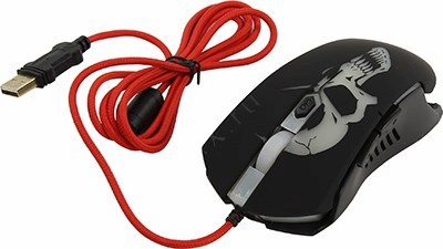 QUMO Gaming Optical Mouse Axe M07 (RTL) USB 6btn+Roll 21380