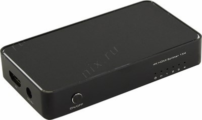 Greenconnect GL-v104K HDMI Splitter (1in - 4out, ver1.4) + ..