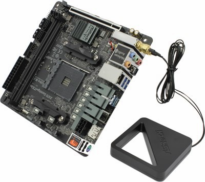 ASRock X470 GAMING-ITX/AC (RTL) AM4 X470 PCI-E HDMI+DP GbLAN+WiFi+BT SATA Mini-ITX 2*DDR4